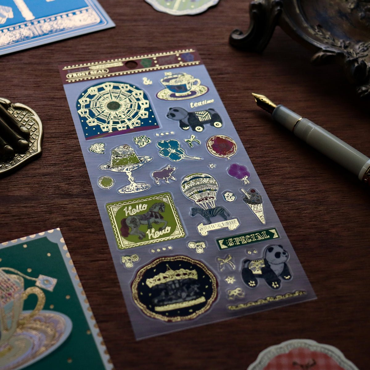Aya Inoue / Foil-stamped Stickers - Carousel