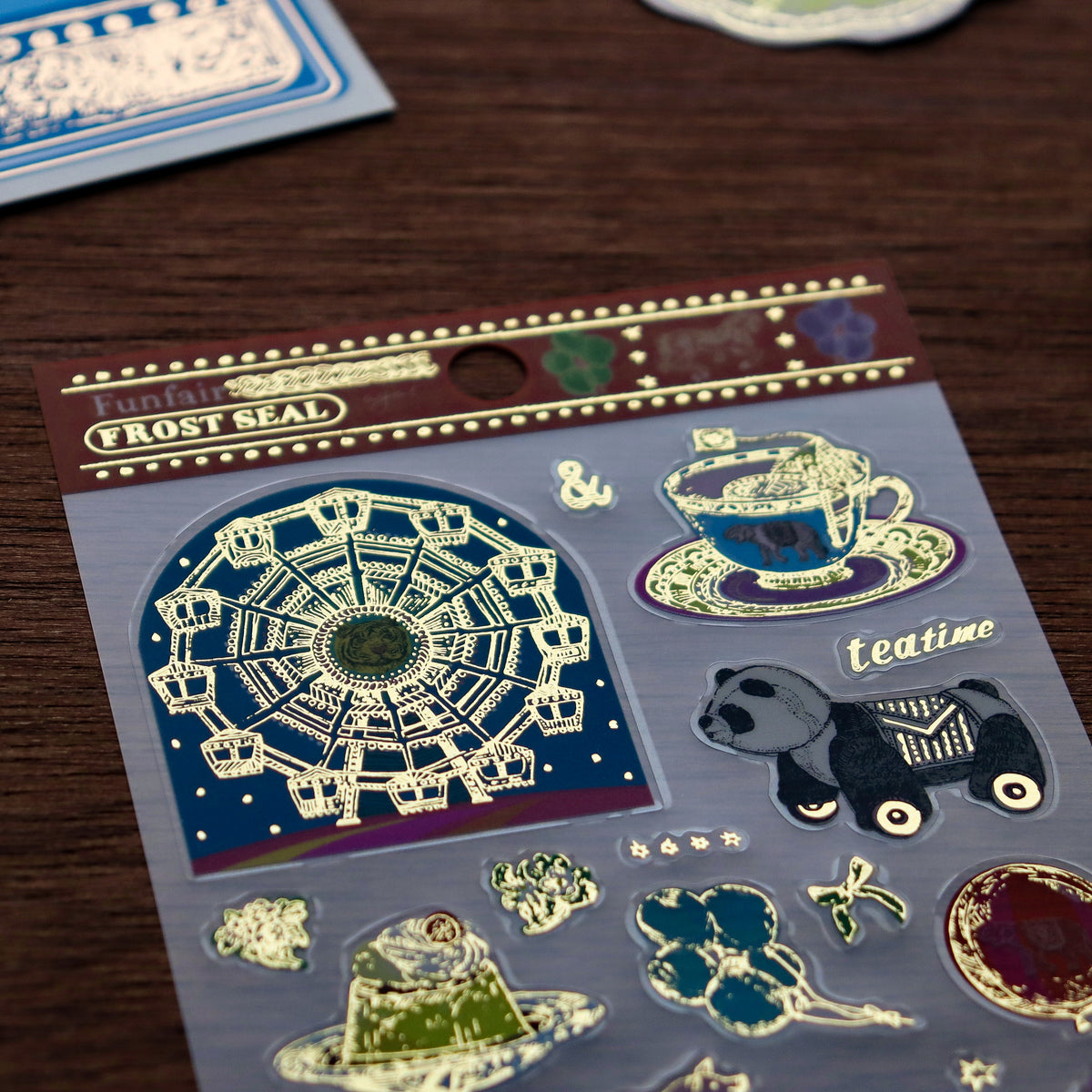 Aya Inoue / Foil-stamped Stickers - Carousel