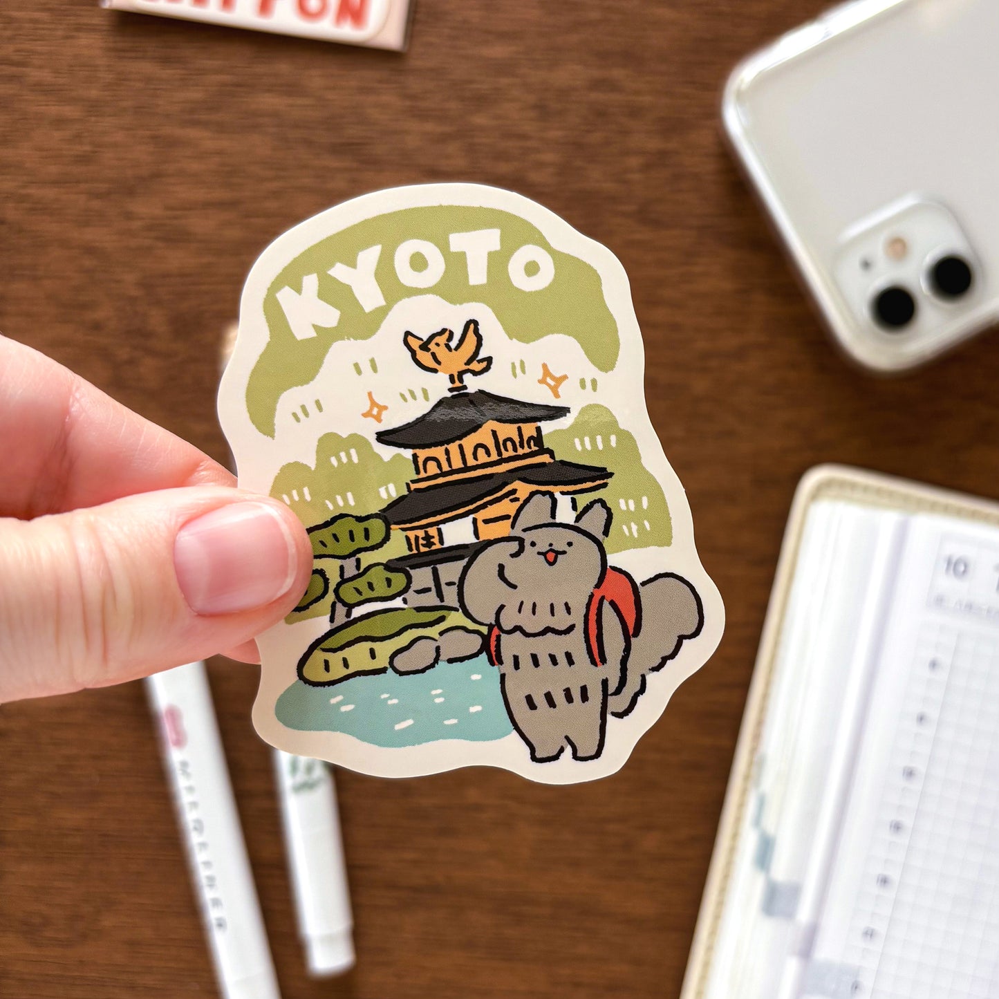 Masao Takahata / Vinyl Sticker - Trip to Kyoto