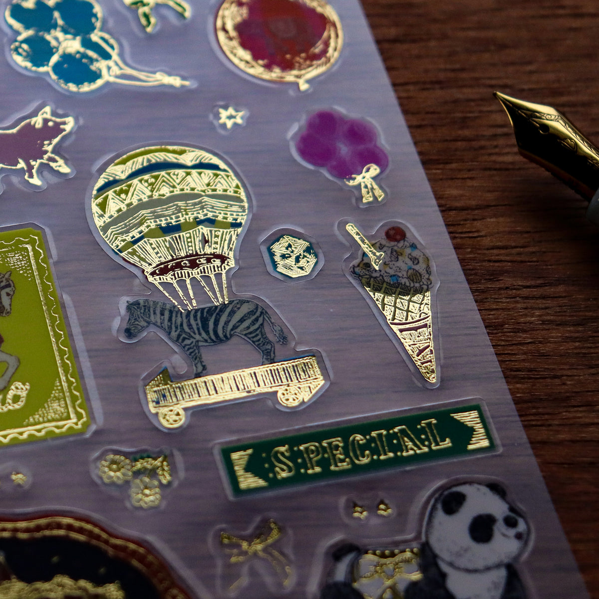 Aya Inoue / Foil-stamped Stickers - Carousel