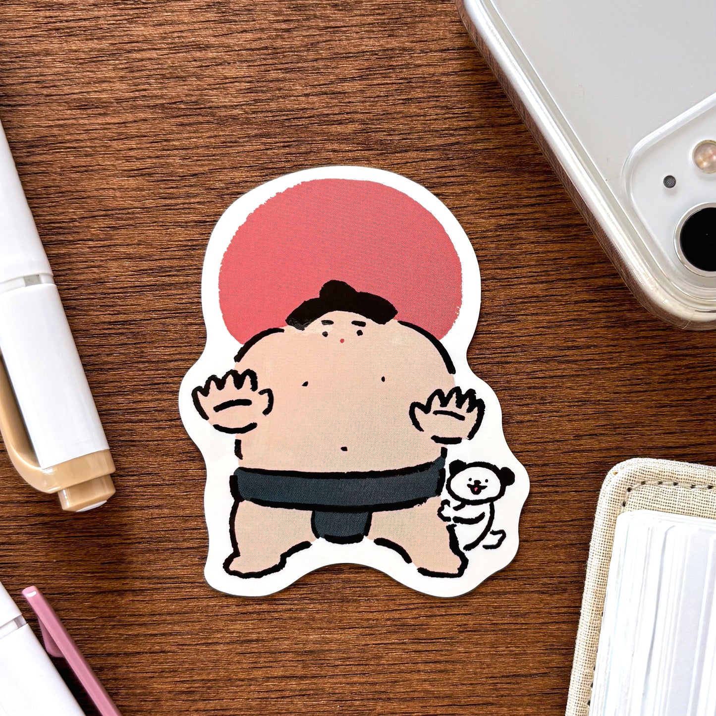 Masao Takahata / Vinyl Sticker - Sumo Wrestler