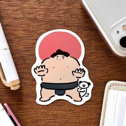 Masao Takahata / Vinyl Sticker - Sumo Wrestler