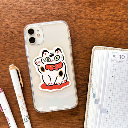 Masao Takahata / Vinyl Sticker - Beckoning Cat