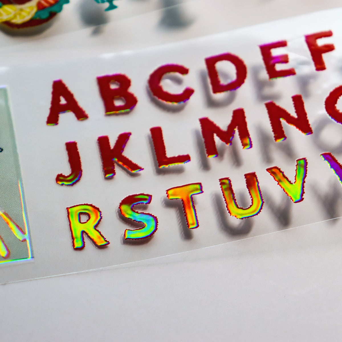 annas / Foil-Stamped Clear Roll Stickers