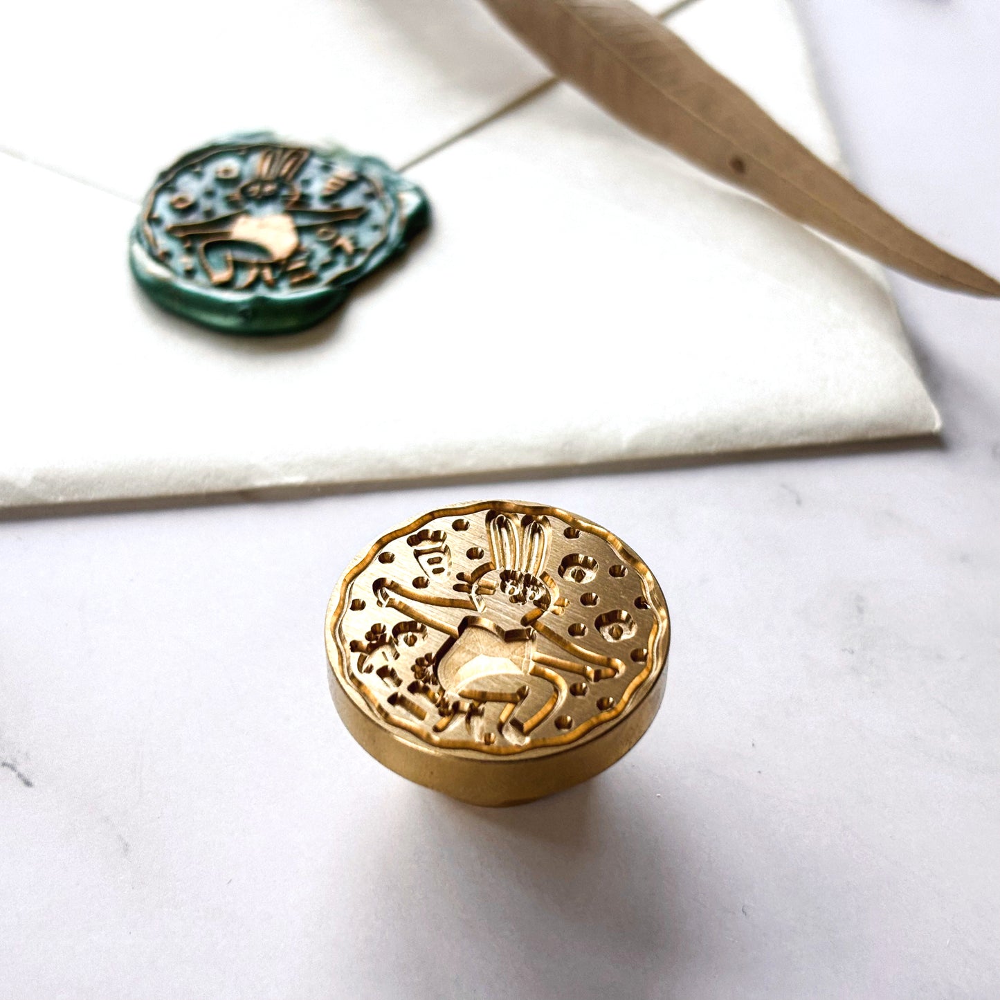 Obi1 / Sealing Wax Head Piece - Bunny
