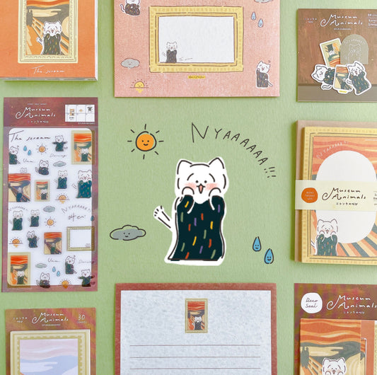Furukawa Paper / Limited Edition Mini Letter Set - The Scream Cat