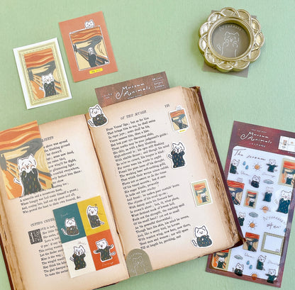 Large Stickers - The Scream Cat