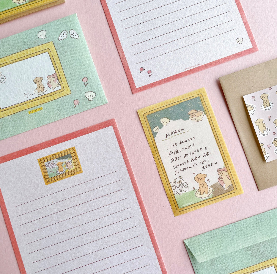 Furukawa Paper / Limited Edition Mini Letter Set - The Birth of Venus Dog