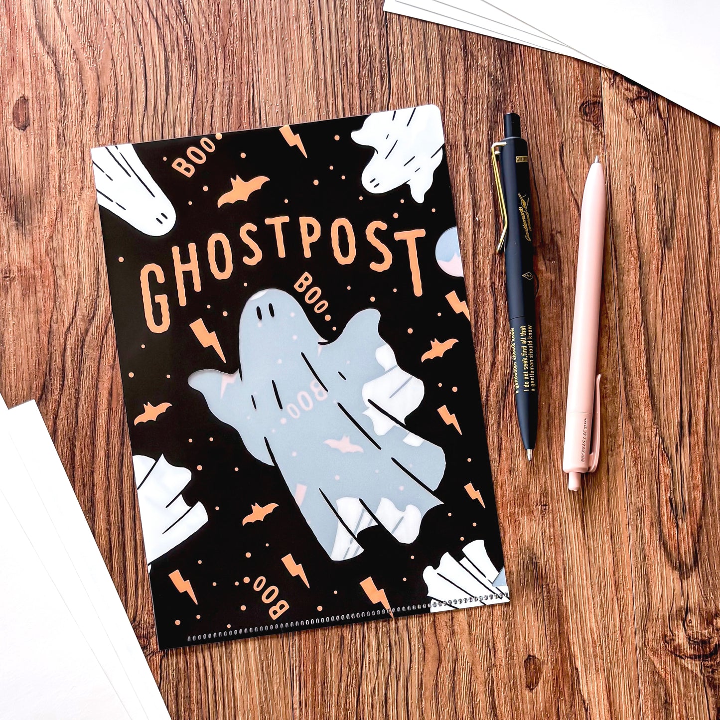 Obi1 / Clear Folder - Ghost Post (A5 Size)