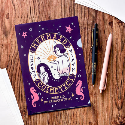 Obi1 / Clear Folder - Mermaid Cosmetics (A5 Size)