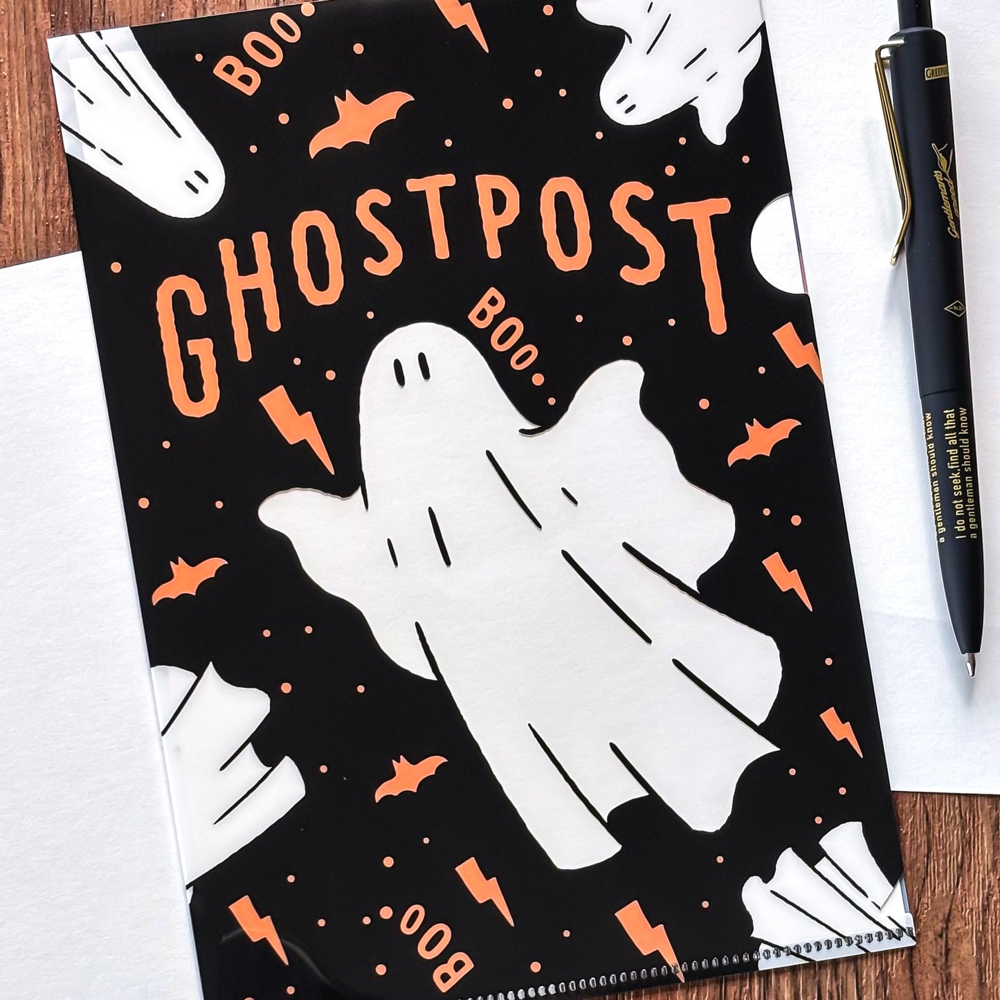 Obi1 / Clear Folder - Ghost Post (A5 Size)