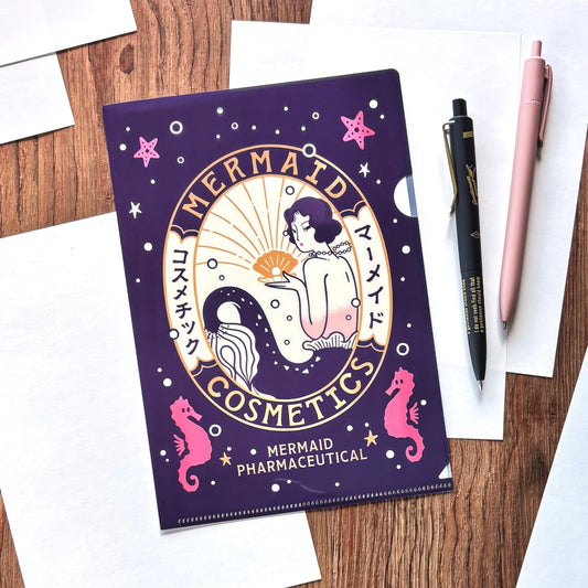 Obi1 / Clear Folder - Mermaid Cosmetics (A5 Size)