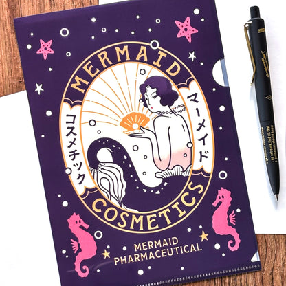Obi1 / Clear Folder - Mermaid Cosmetics (A5 Size)