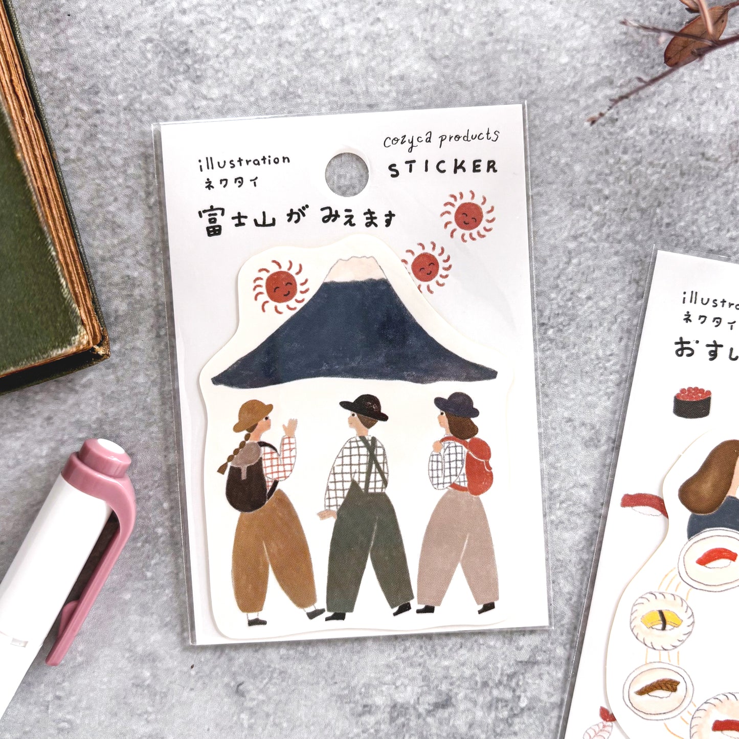 Necktie / Vinyl Sticker - Mt Fuji