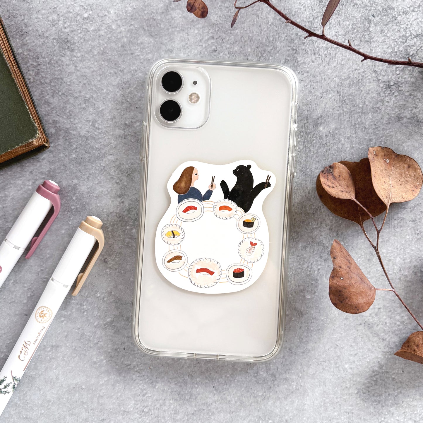 Necktie / Vinyl Sticker - Sushi Party