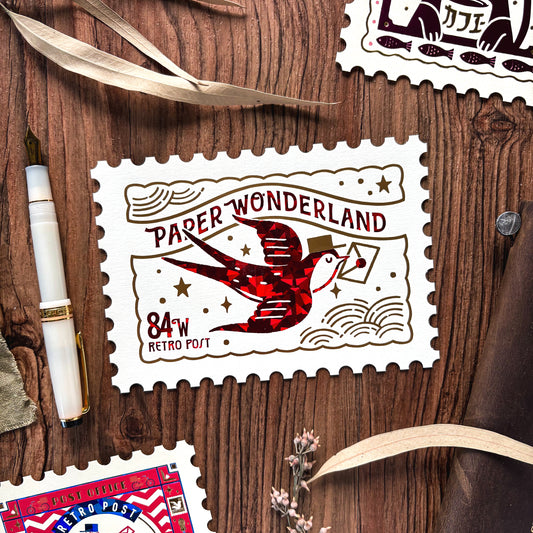 Obi1 / Shiny Die-cut Postcard - Paper Wonderland