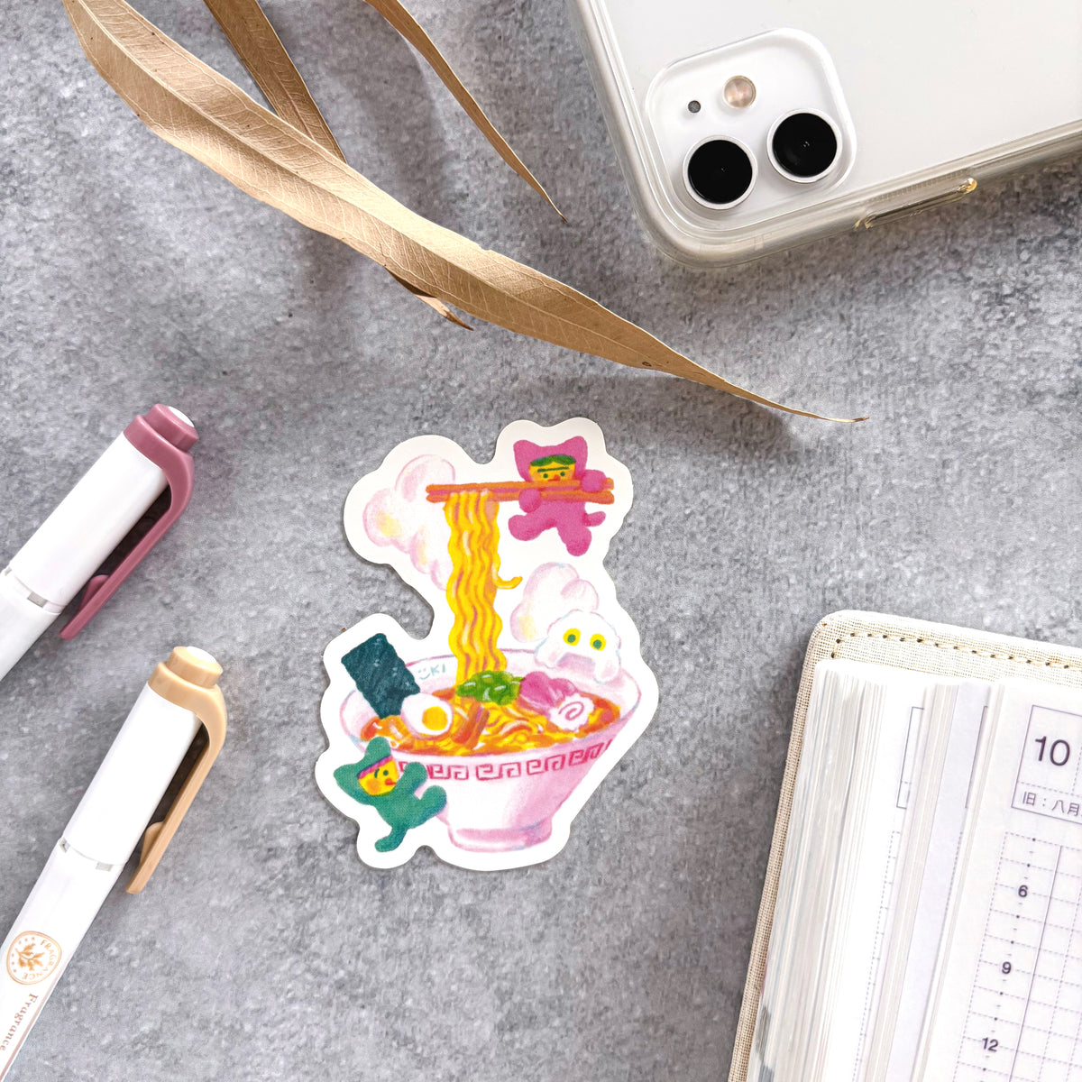Yuki Itoi / Vinyl Sticker - Ramen Noodles