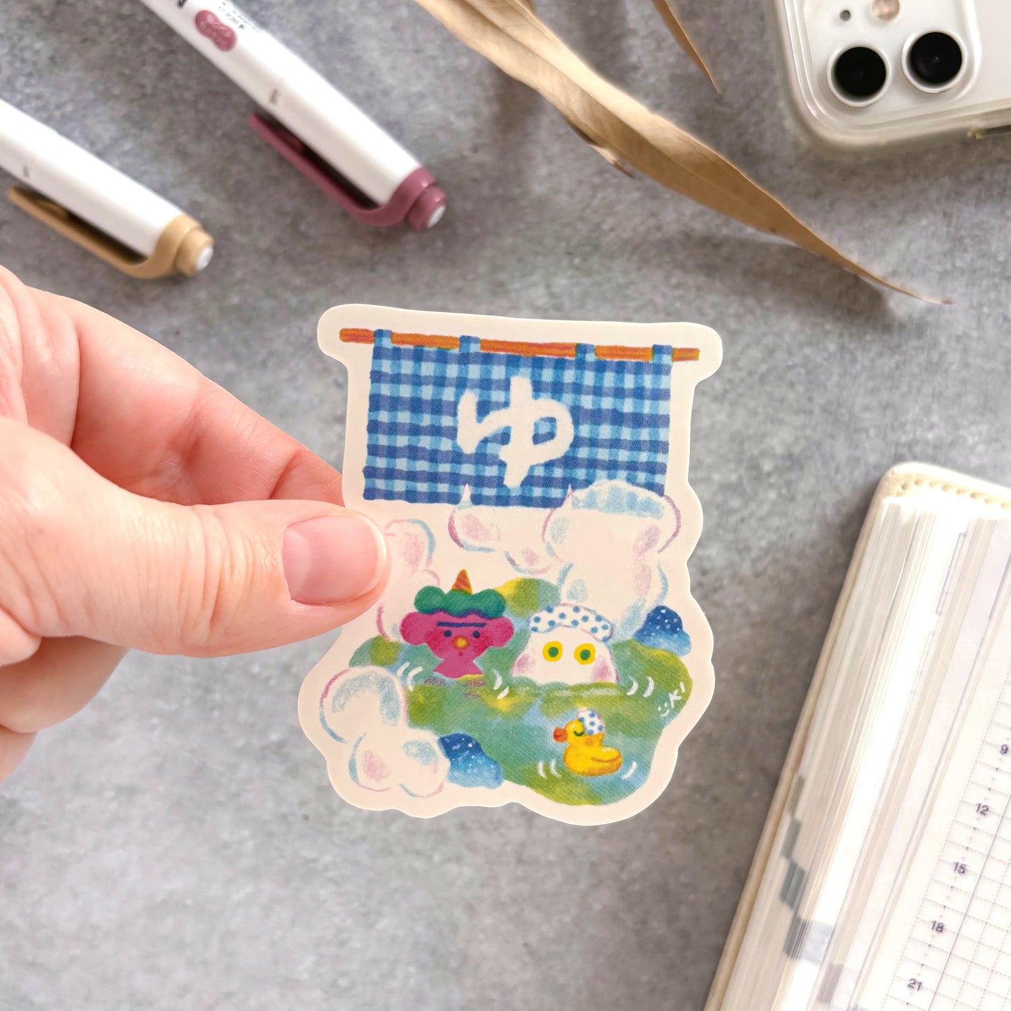 Yuki Itoi / Vinyl Sticker - Hot Springs