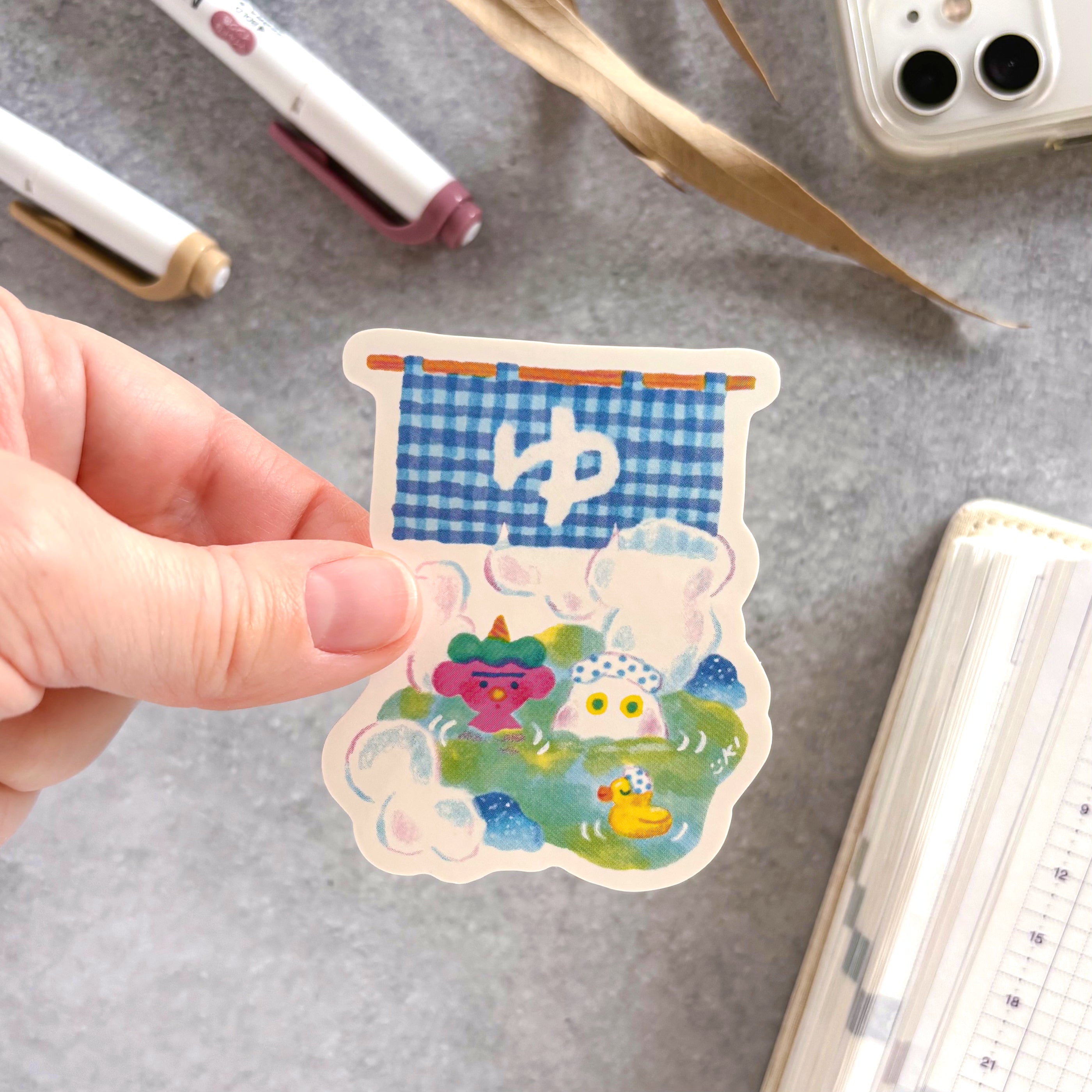 Yuki Itoi / Vinyl Sticker - Hot Springs