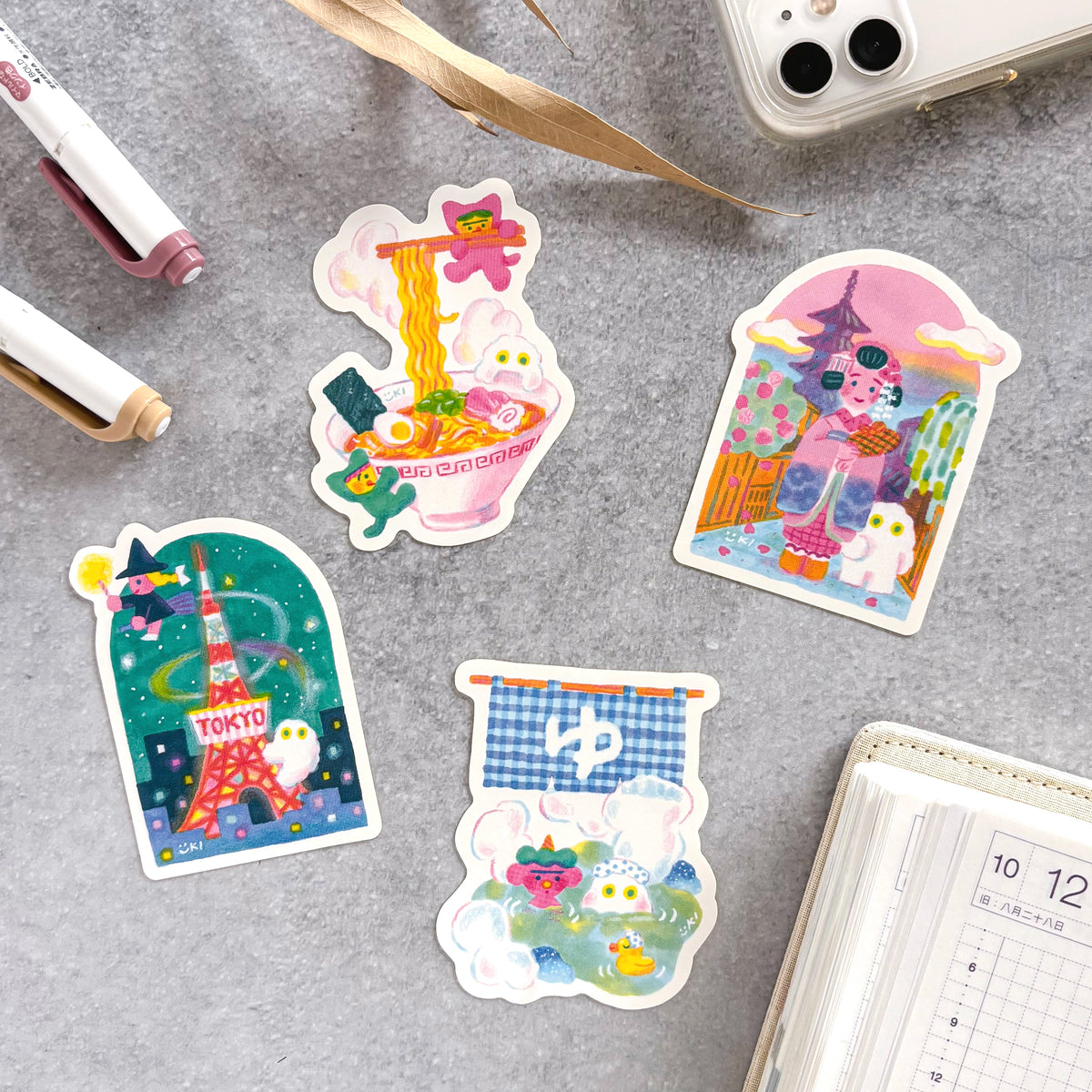 Yuki Itoi / Vinyl Sticker - Ramen Noodles