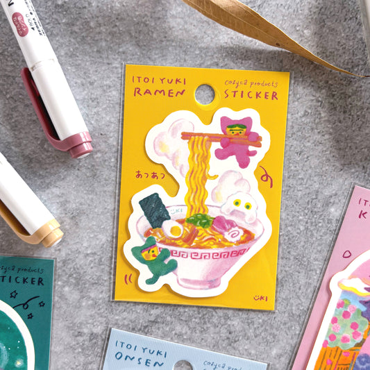 Yuki Itoi / Vinyl Sticker - Ramen Noodles