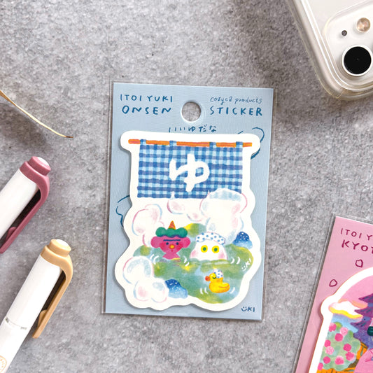 Yuki Itoi / Vinyl Sticker - Hot Springs