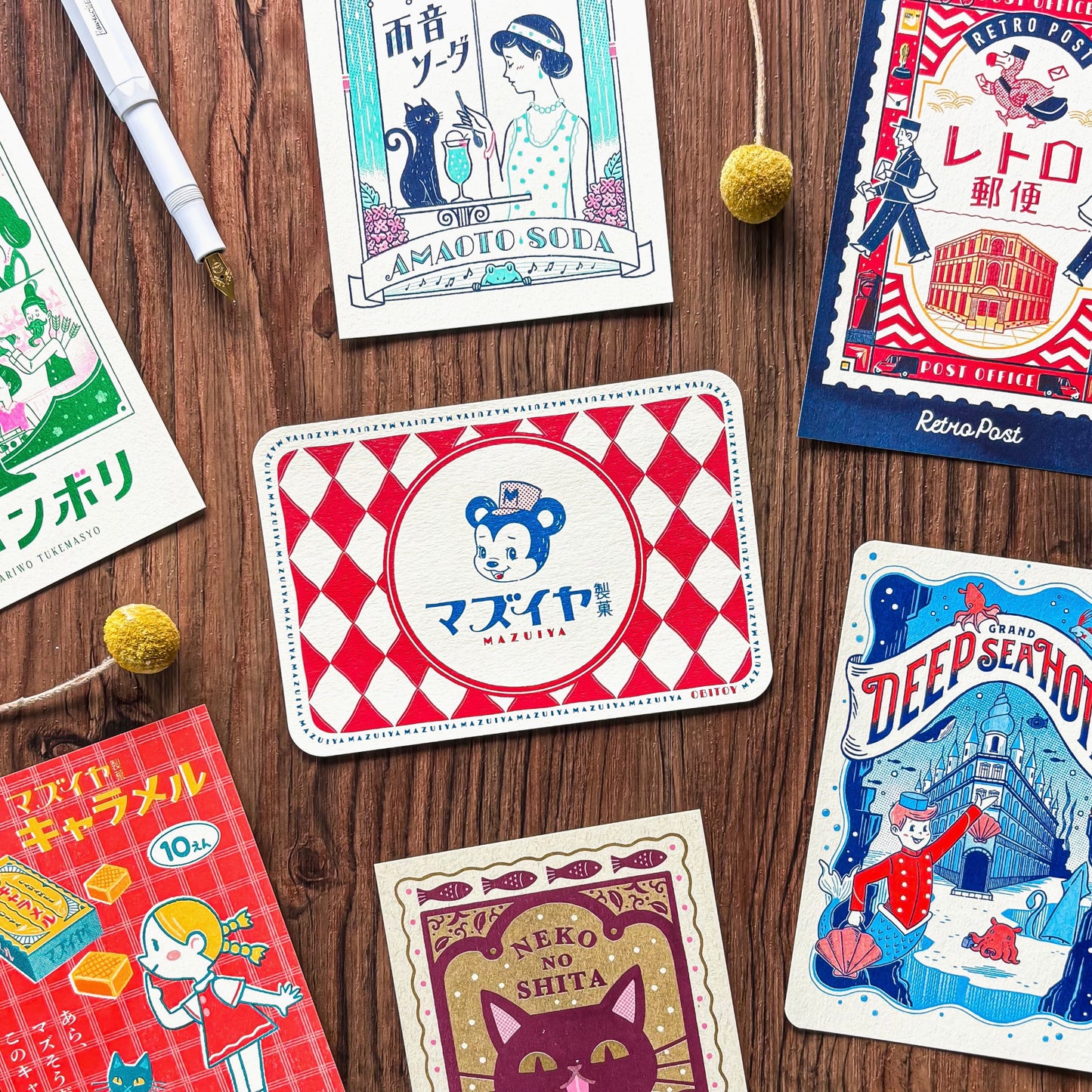 Obi1 / Postcard - Amaoto Soda