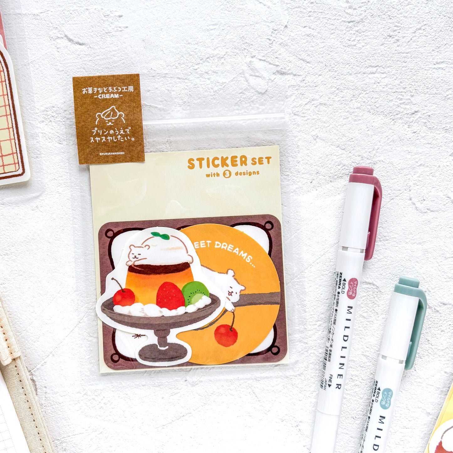 Furukawa Paper / Vinyl Sticker - Polar Bear (Set of 3 Stickers)