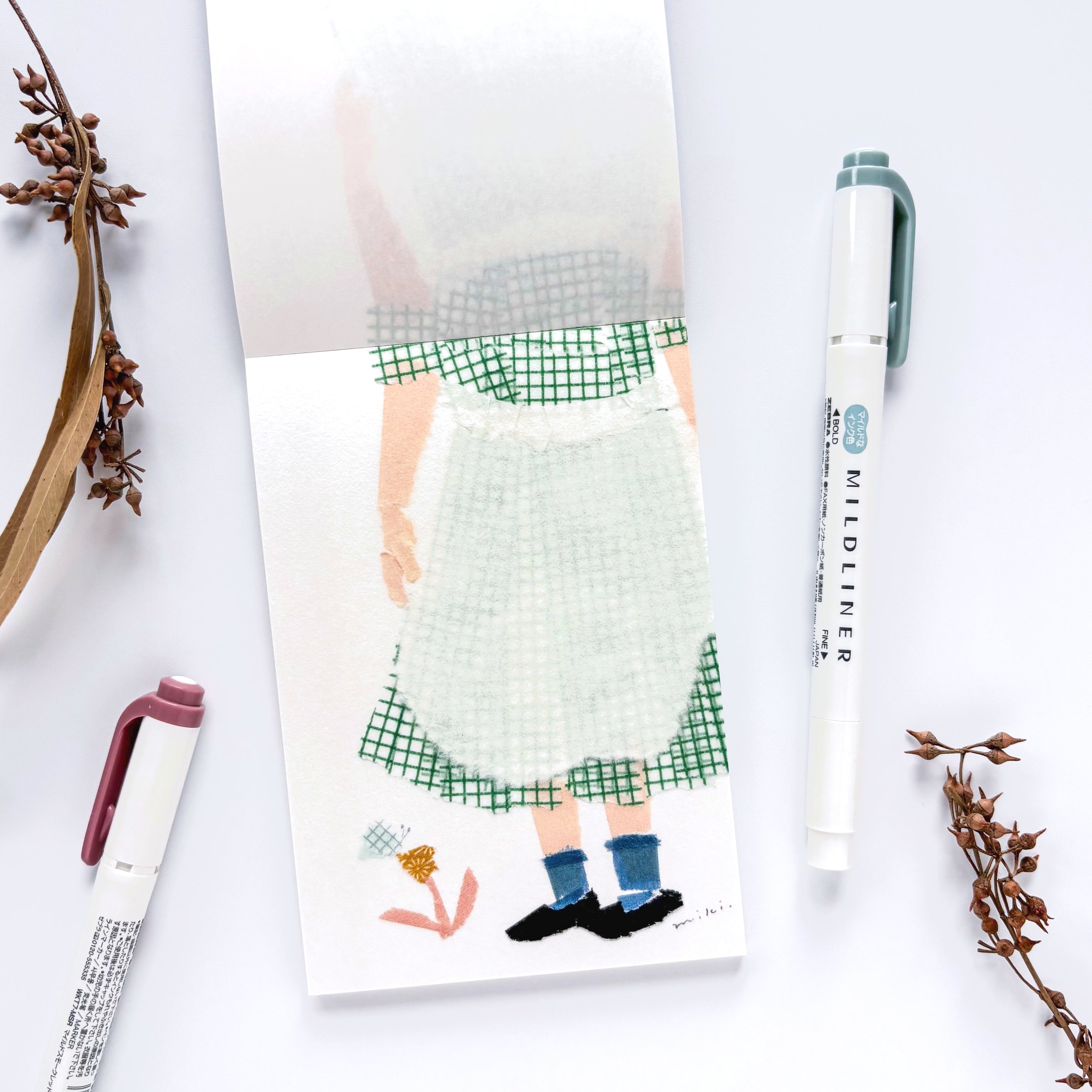 Miki Tamura / Memo Pad - Skirt