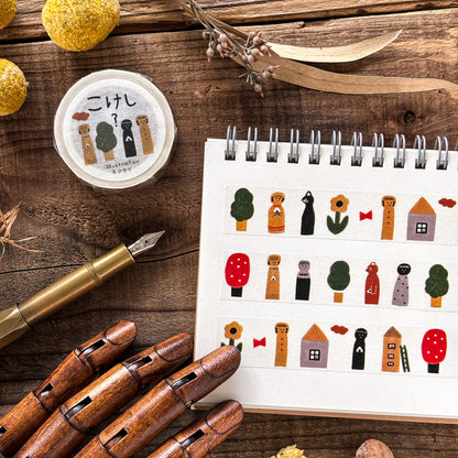 Necktie / Washi Tape - Kokeshi