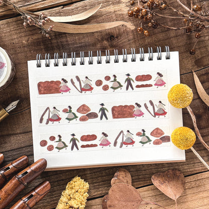 Necktie / Washi Tape - Dream about Bread