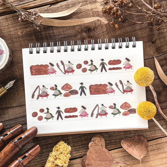 Necktie / Washi Tape - Dream about Bread