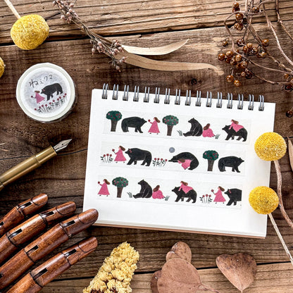 Necktie / Washi Tape - Hello Bear