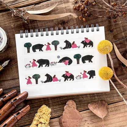 Necktie / Washi Tape - Hello Bear