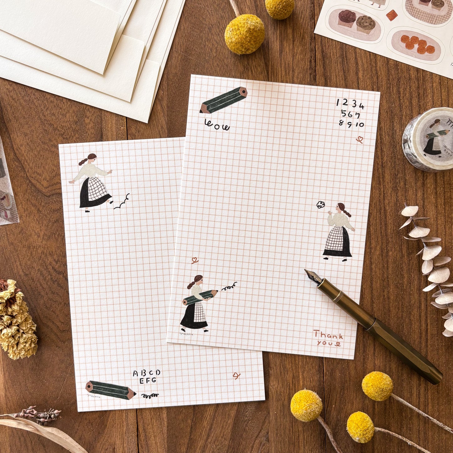 Necktie / Letter Set - Memo (A5)