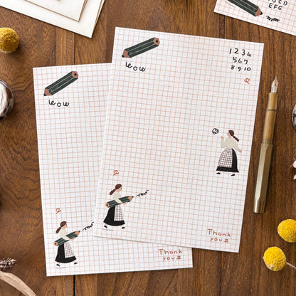 Necktie / Letter Set - Memo (A5)