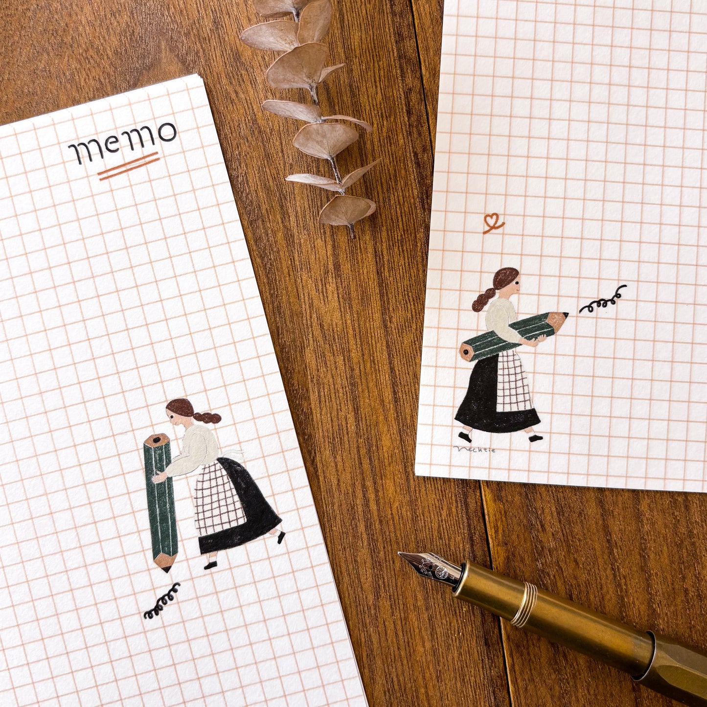 Necktie / Letter Set - Memo (A5)