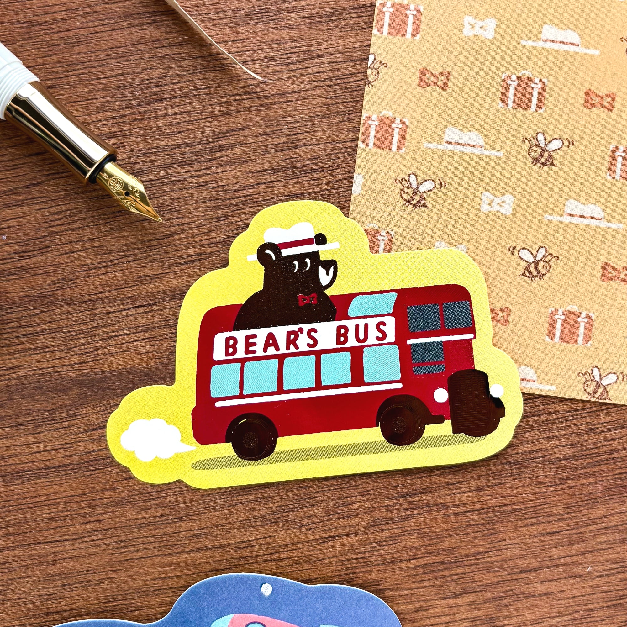 Obi1 / Shiny Vinyl Sticker - BUS TOURS
