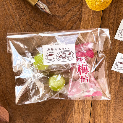 Necktie / Mini Labeler Stickers - Coffee Time