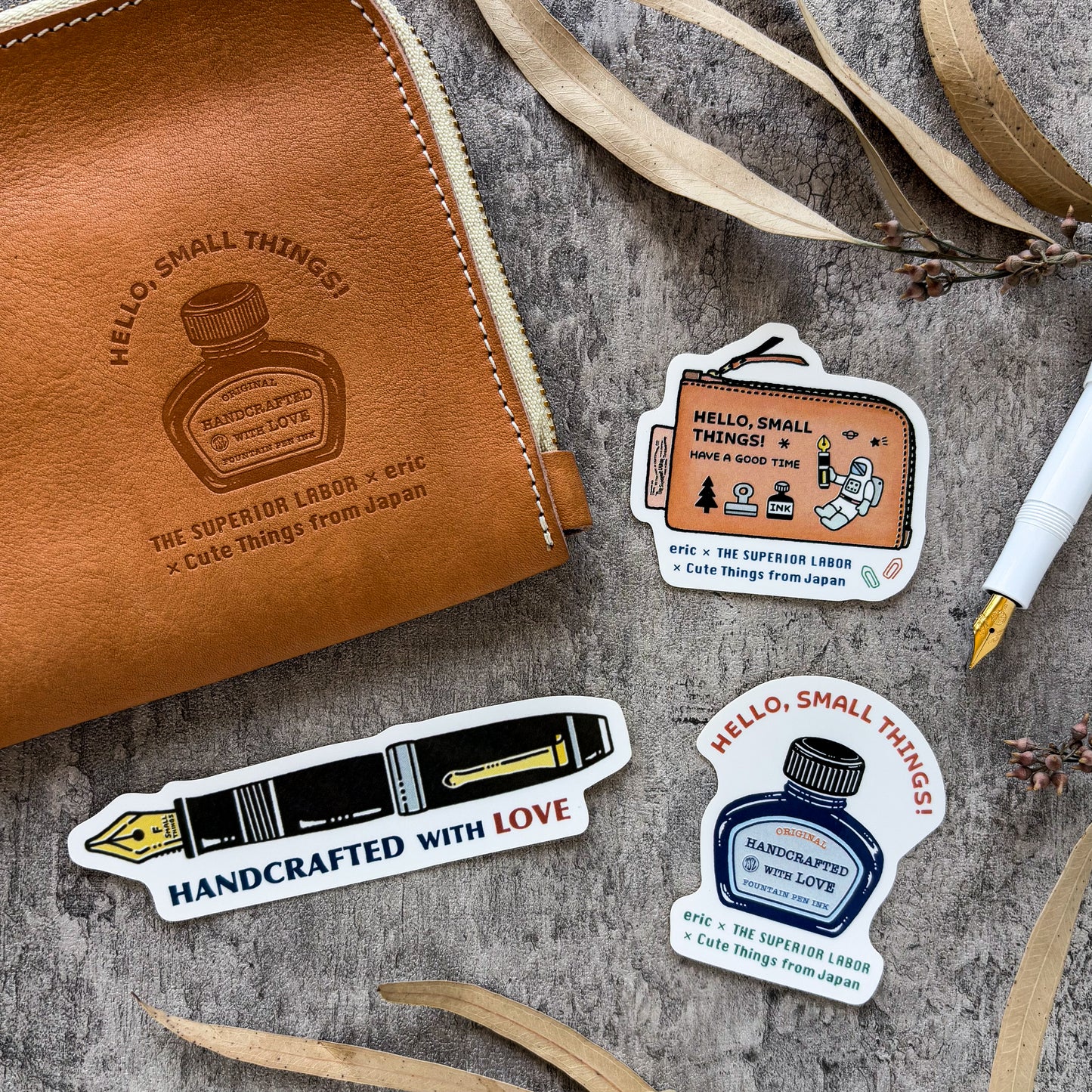 Limited Edition TSL x eric x CTFJ / Utility Leather Pouch