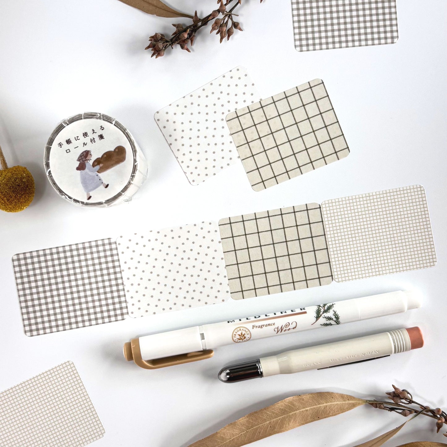 Ranmyu / Roll Sticky Note - For Your Journal