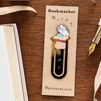 Pottering Cat / Bookmark - Research