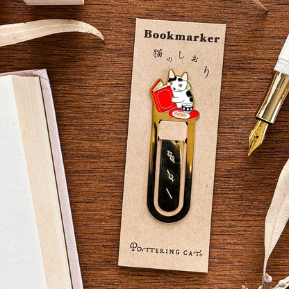 Pottering Cat / Bookmark - Dango