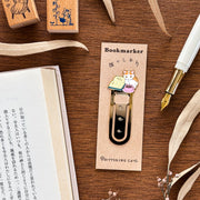 Pottering Cat / Bookmark - Cafe Time