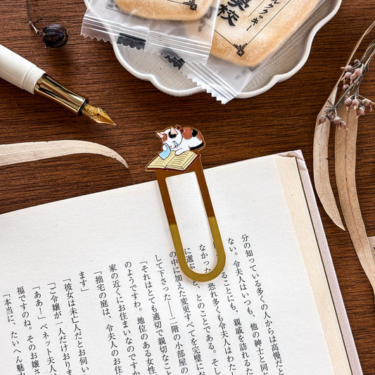 Pottering Cat / Bookmark - Good Story