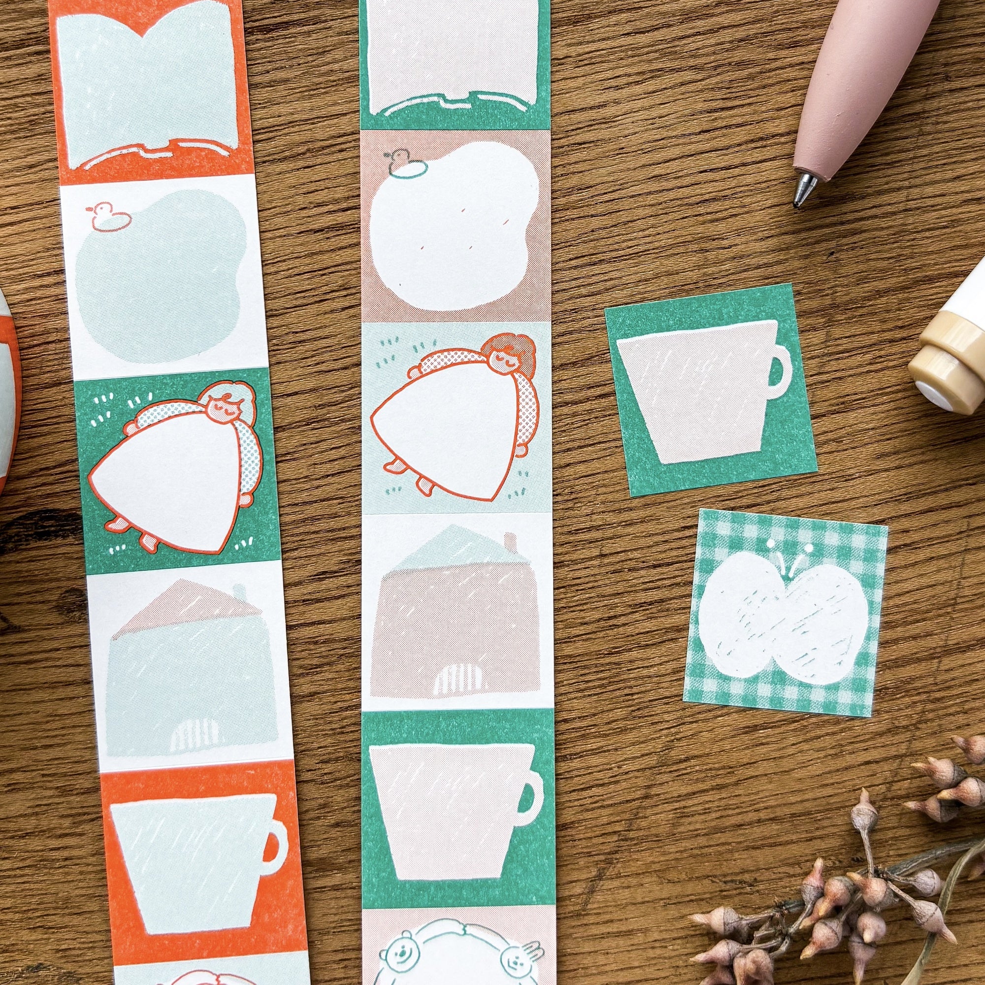 Baum deco Stickers - Square Cozy