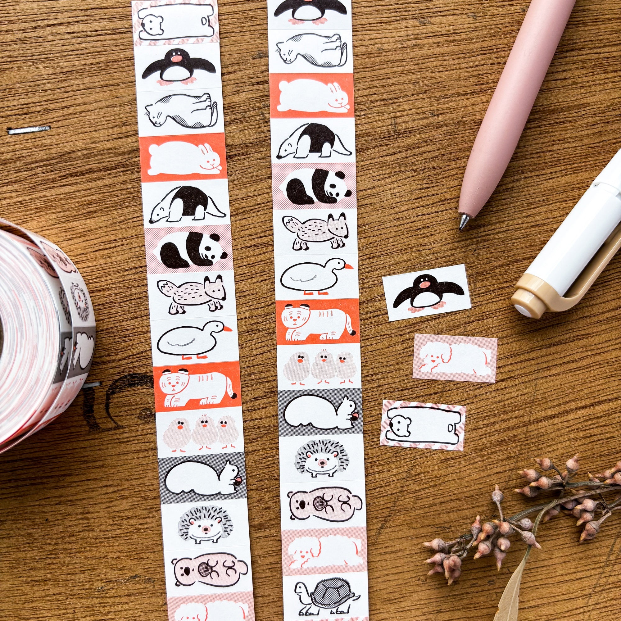 Baum deco Stickers - Animals