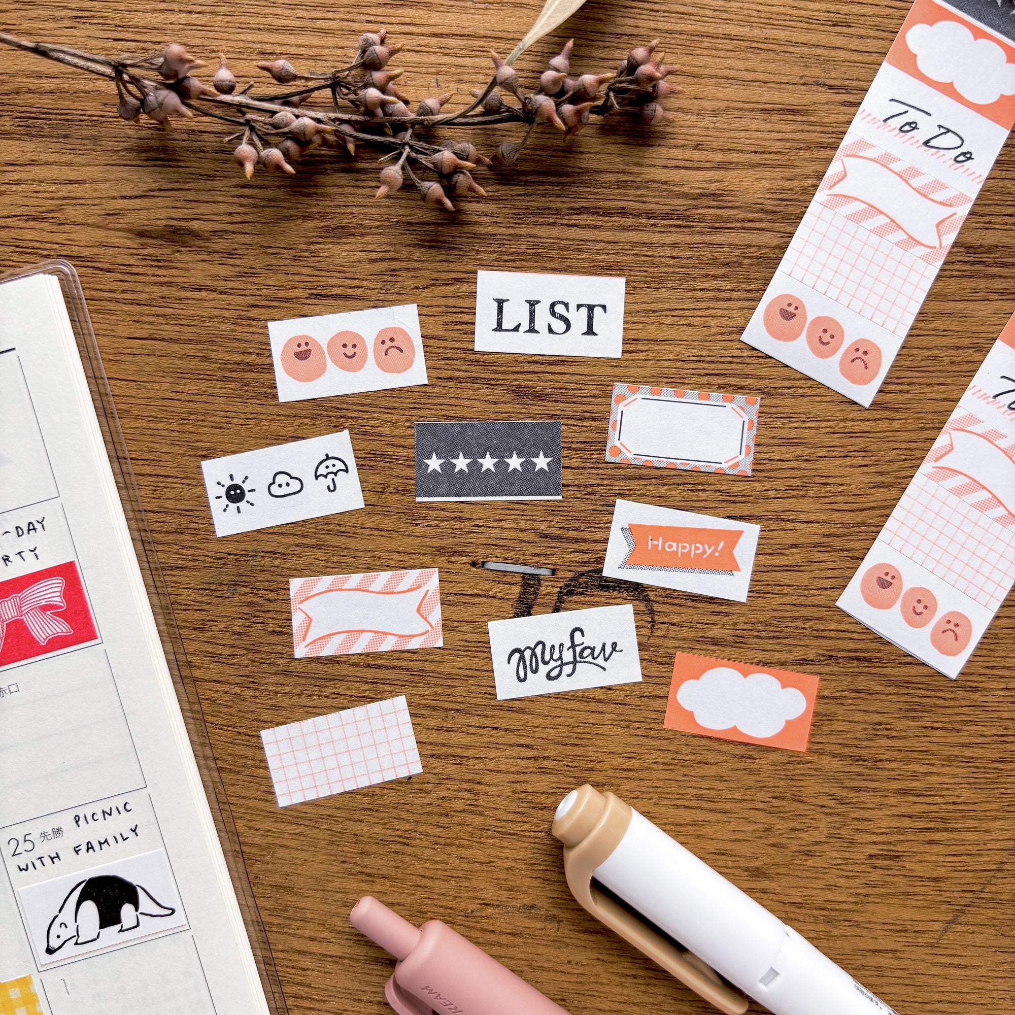 Baum deco Stickers - Log