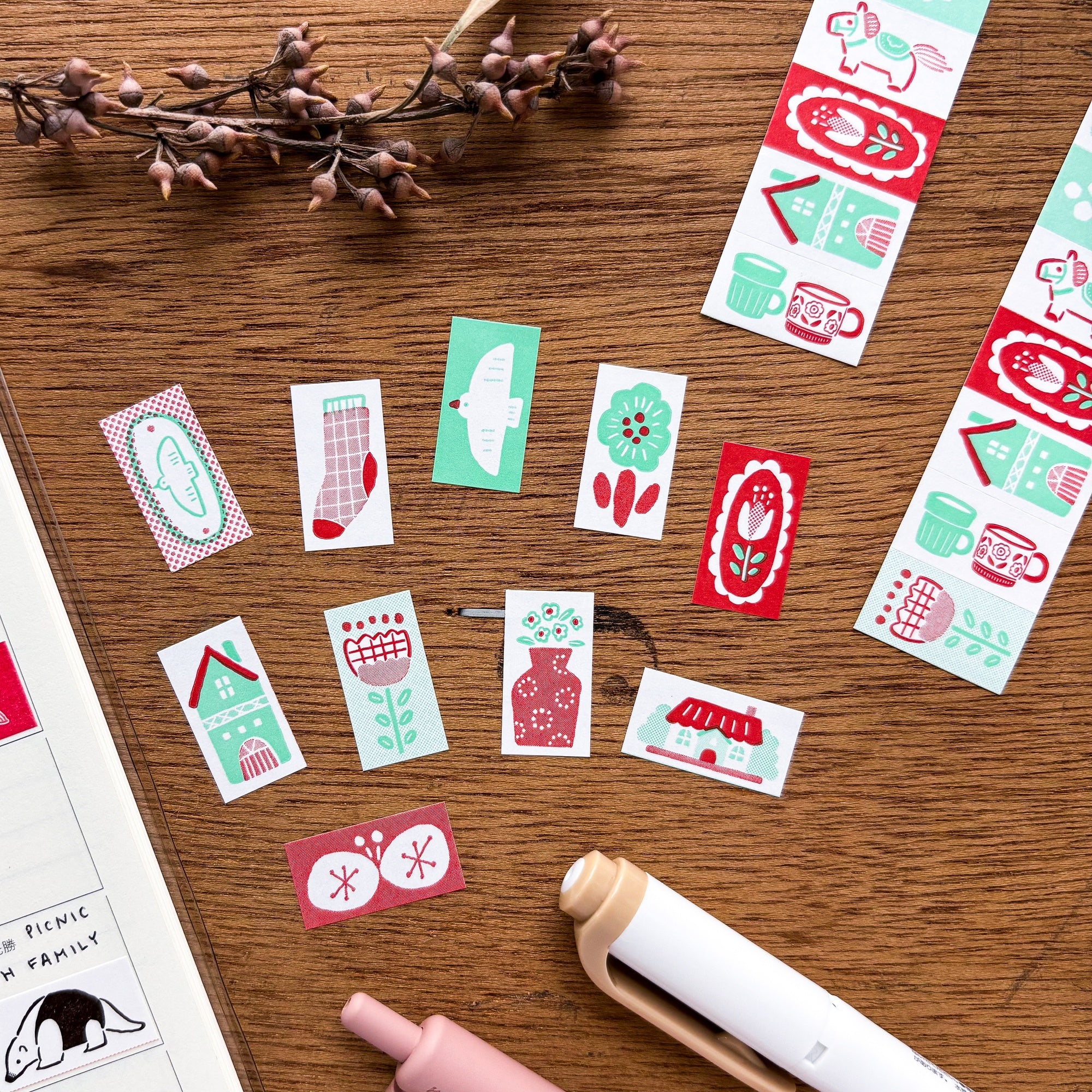 Baum deco Stickers - Nordic