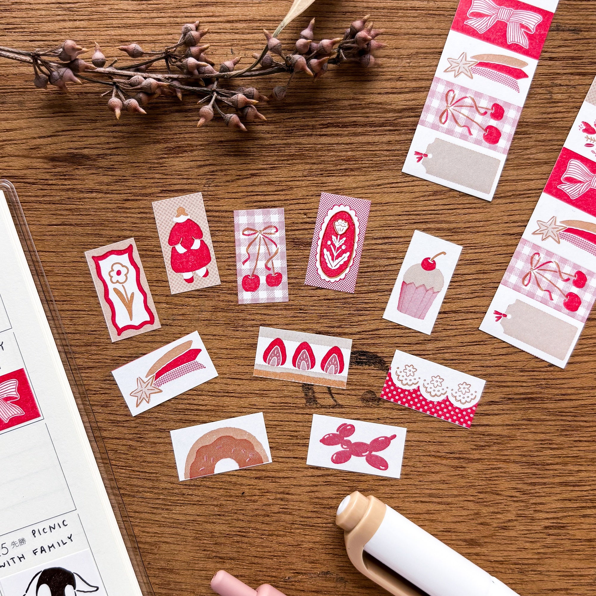 Baum deco Stickers - Girly